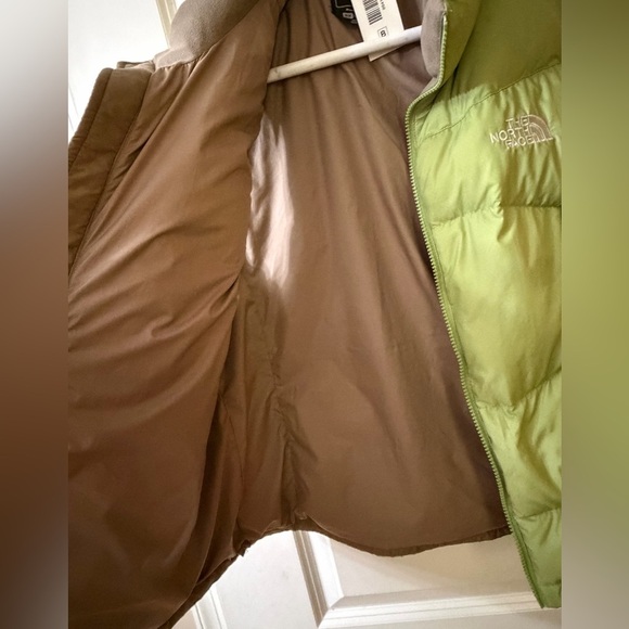 The North Face Kids Lime Green Puffer Vest - Picture 3 of 6